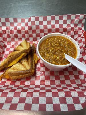 Grilled Cheese and the famous Brunswick Stew.