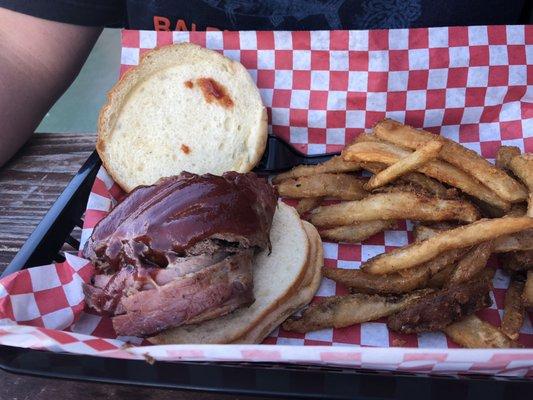 Brisket sandwich