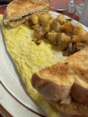 Mushroom omelette