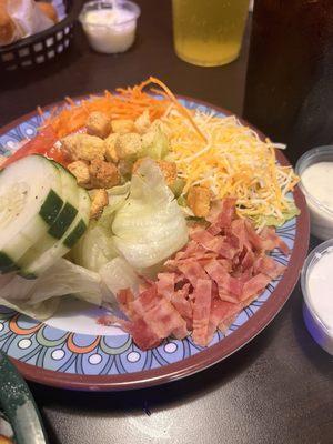 The house salad