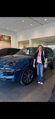 Me & my new 2024 Cayenne.