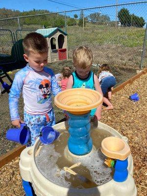 Water play at the Diamond Lake Blvd location