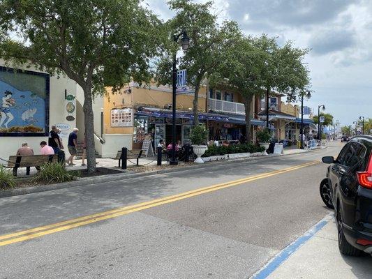 The streets of Tarpon Springs.