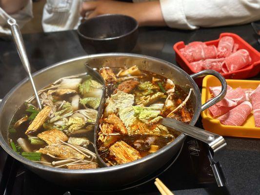 AYCE Hot Pot ($31.95 pp for dinner as of March 2024)