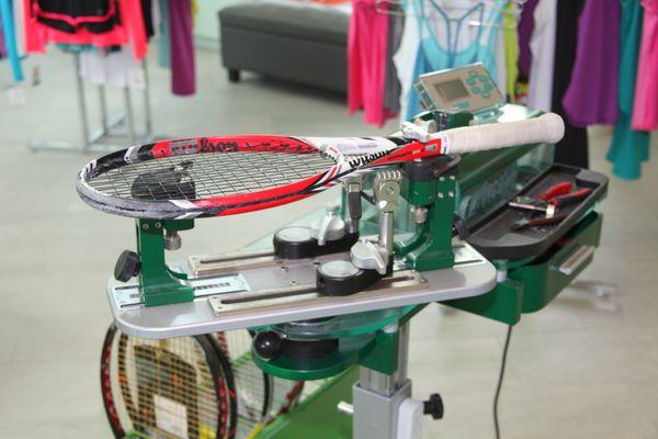 Get a pro to string or restring your tennis racquet at Flamingo Park Tennis Center.