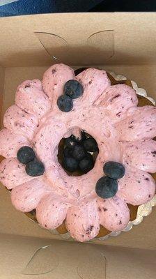 Blueberry bunt cake