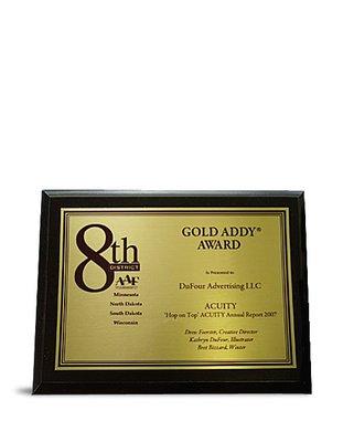 Gold 8th District ADDY Awards - DuFour Advertising