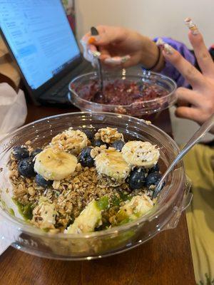 Matcha Bowl and Acai Bowl #1