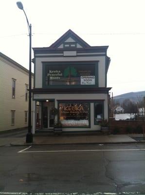 Located in downtown Hammondsport, NY, between the Chamber of Commerce and Shethar 57