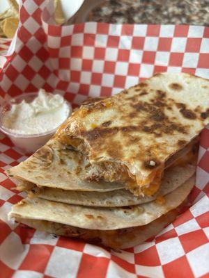 pulled pork quesadillas