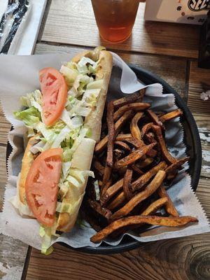 Philly Cheese Steak and fries.