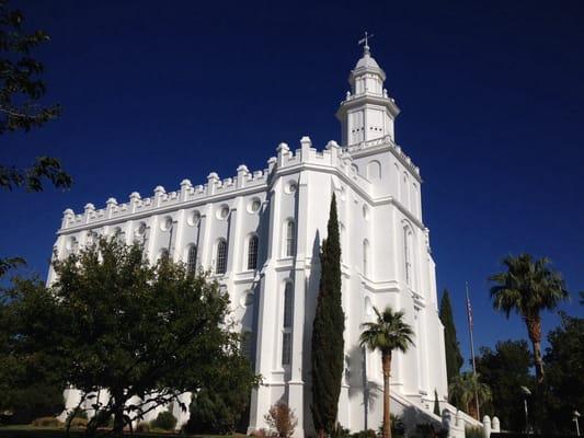 St George Temple in early October