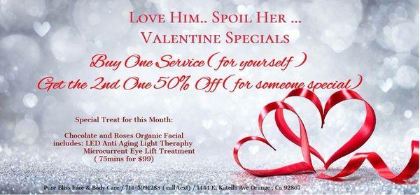 Special Promotion for Valentines Day 2018