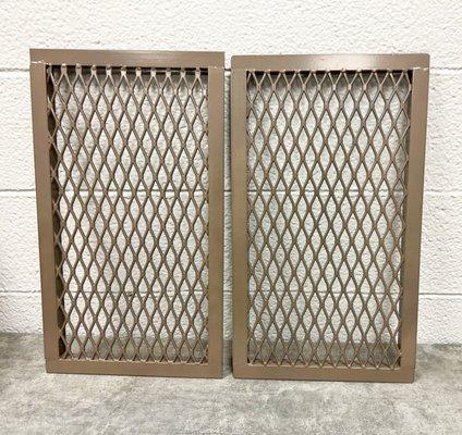 Steel Floor Grilles in Mud