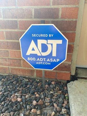 Proud new ADT customers!