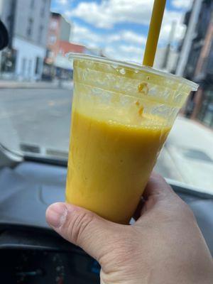 Fresh mango smoothie!