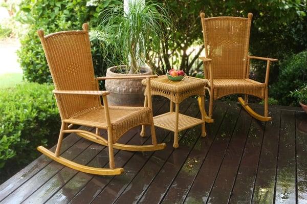 Outdoor wicker sets at Tortuga Outdoor come in many different styles!