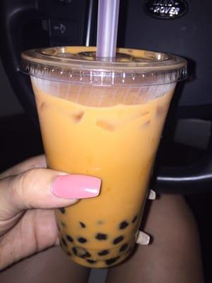 Thai Tea with boba