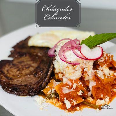 Chilaquiles Colorados & Steak