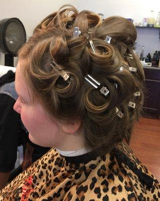 Pre prom hair