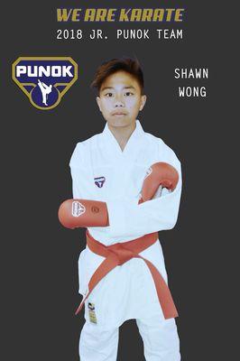 Punok Sponsored Jr Team member : Shawn Wong