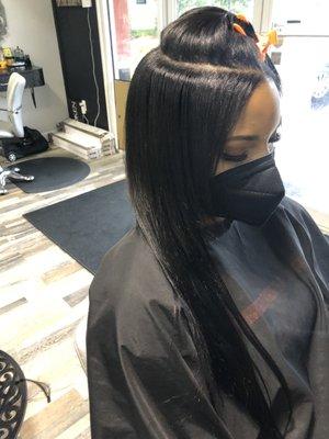 Quality hair = quality sew-in