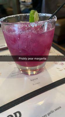 Prickly pear margarita