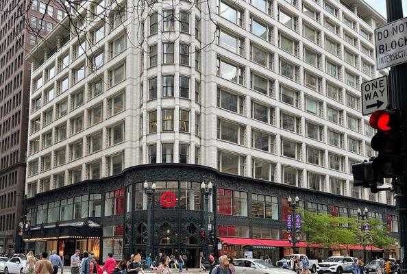 The Sullivan Center with that beautiful façade.