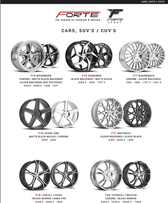 we sell a verity of rims  come check out our catalog