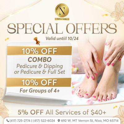 SPECIAL OFFERS