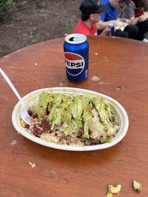 Rice and Beans pork plate