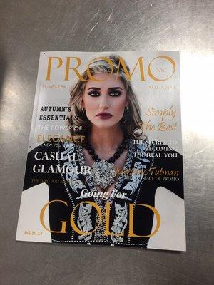 One of my clients on the cover of a magazine!! Love her hair!