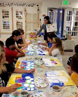 Watercolor Wednesday Art camp