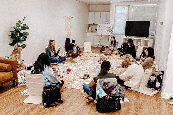 Mommy and me class with babies 3-6 months old