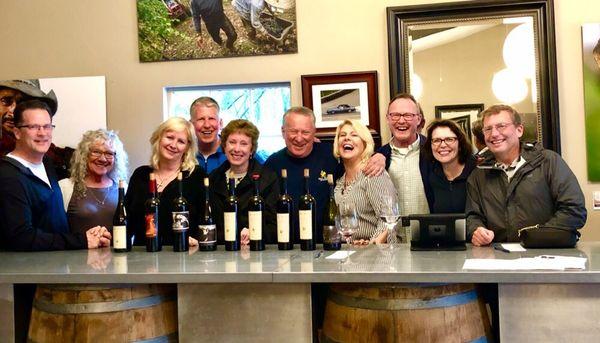 Fun in the tasting room!