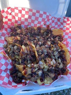 Brisket nachos