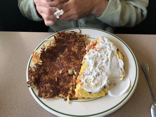 Omelette at Luigi's Santa Rosa