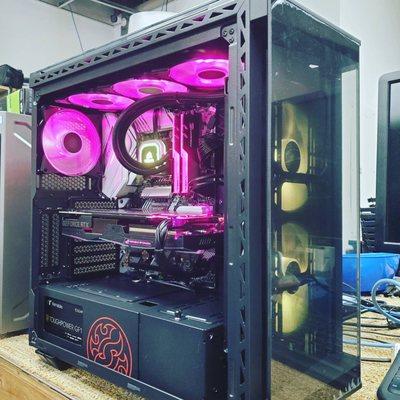 Done and sold... this was a fun build with a good amount of RGB and so dang quiet we could barely hear it when we pushed the graphics card.