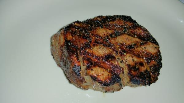 Fillet ~ my handsome (used to be) friend said it's 'grill marks' but I called it's 'burnt'. lol