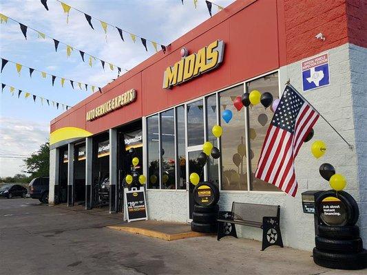 At Midas we have the golden touch, stop in for vehicle service today, we're here to help!