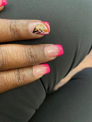 My nails done by Kim the owner