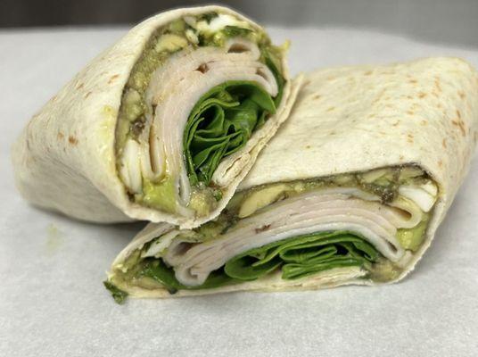 Turkey Basil Pesto Wrap