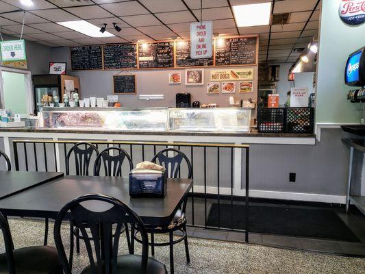 Front Counter at Charlie's Homemade Ice Cream & Burgers