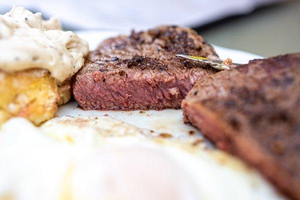 Prime Steak 'N Eggs ($18)