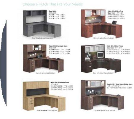 Desks configurations to fit any area