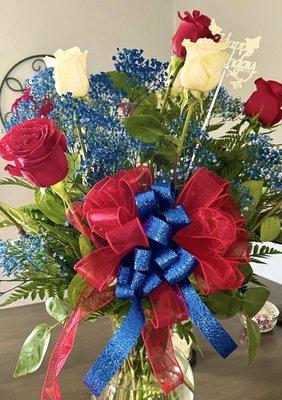 Sparkly Patriotic Bouquet