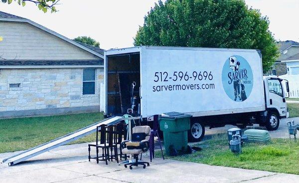 Sarver Movers truck