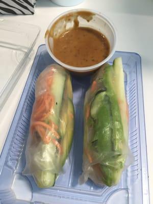 Veggie spring rolls