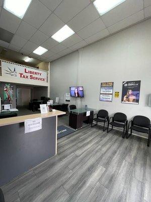 Waiting area, reception