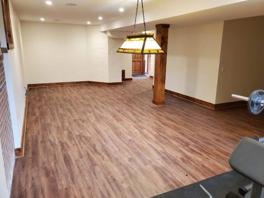 Custom Basement Remodel.